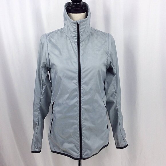 Nike Iridescent Lux Convertible Running Jacket Womens Size S Vest Removable - Picture 3 of 15